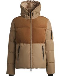 BOSS - Equestrian Waterproof Jacket With Corduroy Details - Lyst