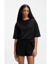 HUGO - Stretch-Cotton Pyjamas With Mesh Logo Inserts - Lyst