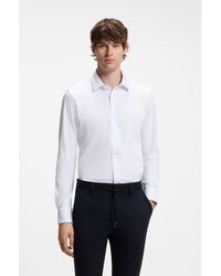 BOSS - Slim-Fit Shirt - Lyst