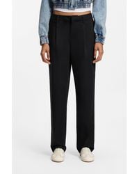 HUGO - Relaxed-Fit Trousers - Lyst