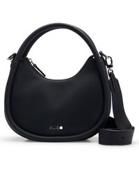 HUGO - Sac porté croisé en similicuir avec lettres logo - Lyst