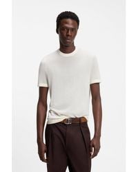BOSS - By Beckham Knit T-Shirt - Lyst
