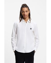 HUGO - Slim-Fit Shirt - Lyst