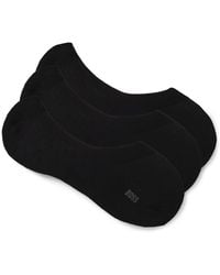 BOSS - Lot De Trois Paires De Chaussettes Invisibles En Coton Mélangé - Lyst