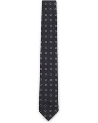 BOSS - Jacquard-Pattern Tie - Lyst