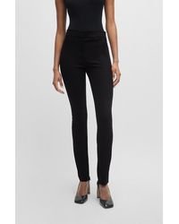 BOSS - Extra-slim-fit Trousers In Quick-dry Stretch Cloth - Lyst