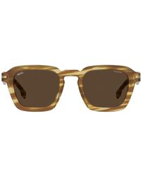 BOSS - Lunettes De Soleil En Édition Limitée, Confectionnées En Italie Dans Un Acétate À Motif - Lyst