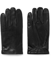 eem-fashion Synthetisch Leren Handschoenen in het Zwart voor heren Heren Accessoires voor voor Handschoenen voor 