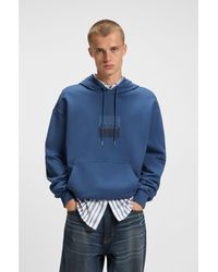 HUGO - Relaxed-Fit Hoodie - Lyst