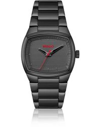 HUGO - Telly-Plated Watch With Retro-Shaped Case - Lyst