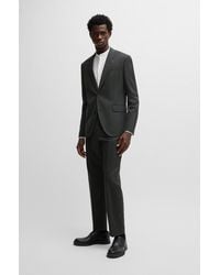 HUGO - Modern-fit Suit In Micro-patterned Performance-stretch Fabric - Lyst