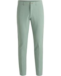 BOSS - Slim-Fit Hose Aus Wasserabweisendem Stretch-Gewebe - Lyst