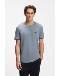 BOSS - Cotton-Piqué T-Shirt - Lyst