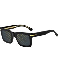 BOSS - Acetate Sunglasses With Signature Hardware Detail - Lyst