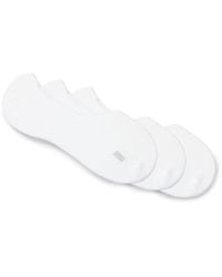 BOSS - Lot De Trois Paires De Chaussettes Invisibles En Coton Mélangé - Lyst