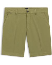 BOSS - Short Slim En Twill De Coton Stretch - Lyst