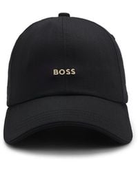 BOSS - Pet Van Katoenen Twill Met Metalen Logodetail - Lyst