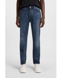 HUGO - Dark Blue Men's Jeans Size 34/34 - Lyst