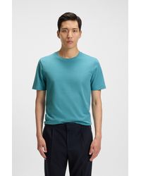 BOSS - Light Blue Men's T-shirts Size L - Lyst