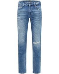 BOSS by HUGO BOSS Slim-fit Jeans Van Blauw Comfort-stretchdenim