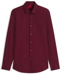 HUGO - Camicia Slim Fit - Lyst