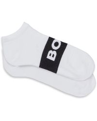 BOSS - Lot de deux paires de chaussettes basses en maille stretch - Lyst