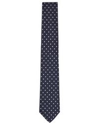 BOSS - Cravate en jacquard de soie à micro motif - Lyst