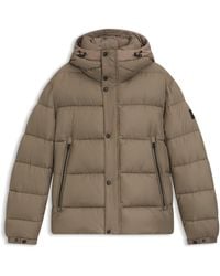 BOSS - Regular-Fit Pufferjack Van Waterafstotend Materiaal - Lyst