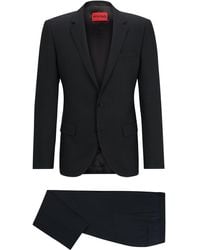 HUGO - Slim-Fit Anzug aus Stretch-Twill - Lyst