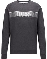 boss sweatshirt grey