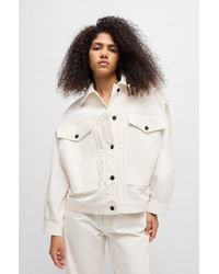 HUGO - Oversized-Fit Jacket - Lyst