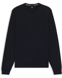 BOSS - Strickpullover BOTTO-L aus Schurwolle - Lyst