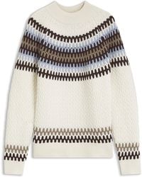 BOSS - Pullover Aus Schurwolle Mit Fair-Isle-Muster - Lyst