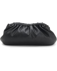 HUGO - Clutch Mit Raffung Und Logo-Prägung - Lyst