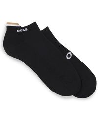 BOSS - Two-Pack Of Ankle Socks With Logo Details - Lyst