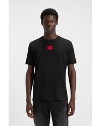 HUGO - Diragolino Contemporary T-Shirt With Logo Detail - Lyst