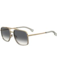 BOSS - Double-Bridge Sunglasses With-Tone Effect - Lyst