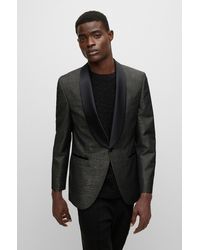 BOSS by HUGO BOSS Stars Glamour Modern Fit Wool Tuxedo in Black for Men |  Lyst