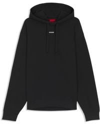 HUGO - Dapo Logo Print Hoodie - Lyst