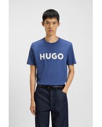 HUGO - T Shirt With Logo Print - Lyst