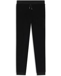 BOSS - Trainingsbroek Van Katoenmix Met Logostiksel - Lyst