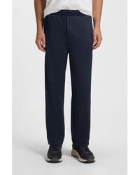 BOSS - Regular-Fit Tracksuit Bottoms With Quilted Jacquard - Lyst