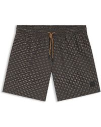 BOSS - Bañador Con Estampado E Insignia Con Logo - Lyst