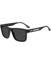 BOSS - Matte- Sunglasses With Logo Insert - Lyst