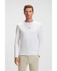 BOSS - Long-Sleeved T-Shirt - Lyst