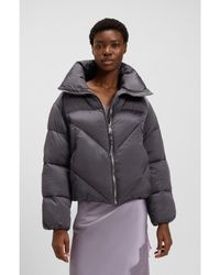 BOSS - Zipped Puffer Jacket - Lyst