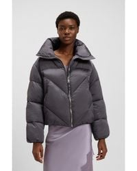 BOSS - Zipped Puffer Jacket - Lyst