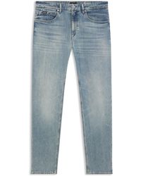 BOSS - Regular-Fit Maine-Jeans Van Comfortabel Blauw Stretchdenim - Lyst