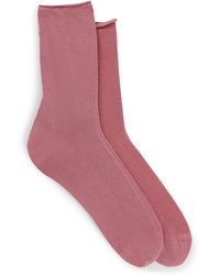 BOSS - Two-pack Of Short-length Socks In Stretch Yarns - Lyst