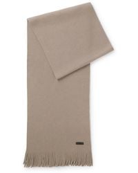 BOSS - Knitted Scarf - Lyst